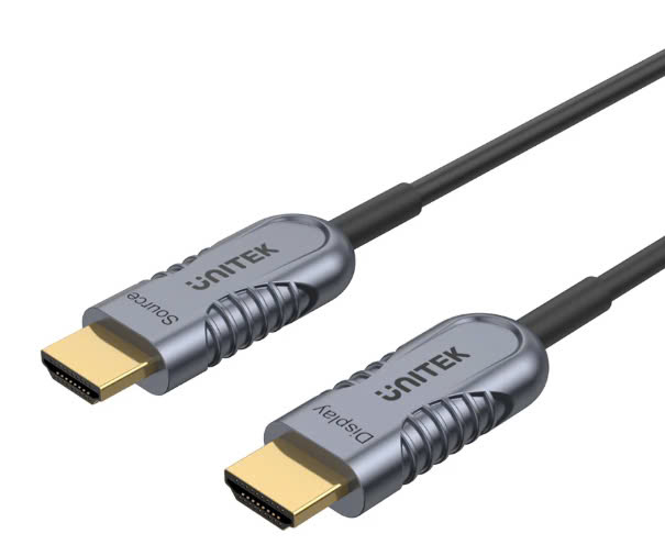 Cáp HDMI 2.1 Quang UNITEK C11028DGY 10m - Kết nối xa, hình ảnh cực đỉnh